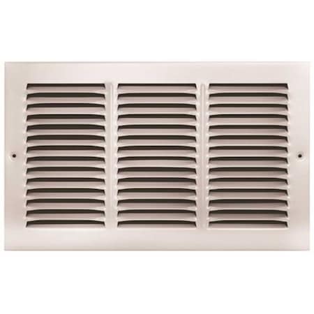 Tru Aire 14 in. x 8 in. White Stamped Return Air Grille 170 14X08
